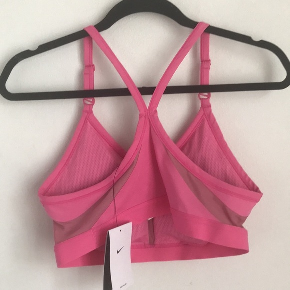 NWT Nike Indy Bra in Pinksicle/White Logo 2X - Picture 6 of 7